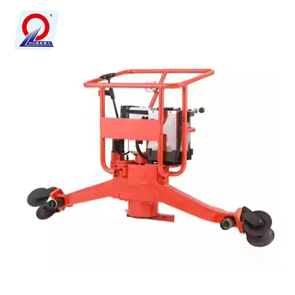 Lithium powered train track grinder